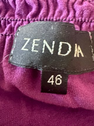 Túnica/blusa boho Zendra morada talla 46
