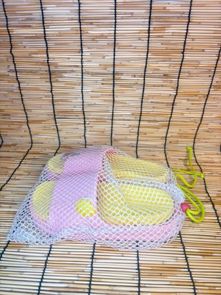 Chanclas rosas y amarillas Talla 39