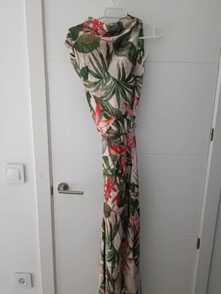 Vestido Zara Estampado Floral Talla XS