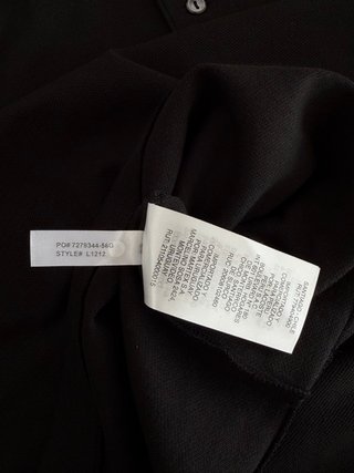 Polo Lacoste classic fit Negro Talla M original