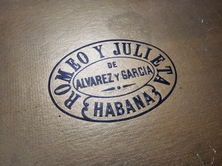 Caja Antigua Romeo y Julieta Habana