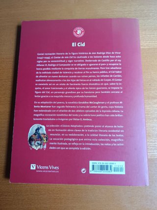 Libro El Cid Clásicos Adaptados Vicens Vives