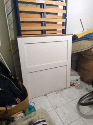 Cabecero de cama blanco 110cm