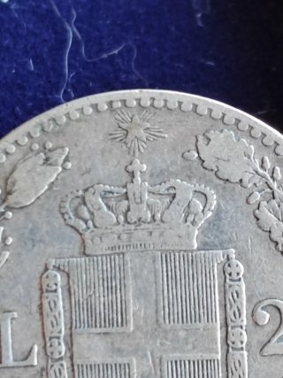2 Lire 1897 Re Umberto I