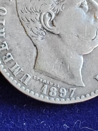 2 Lire 1897 Re Umberto I
