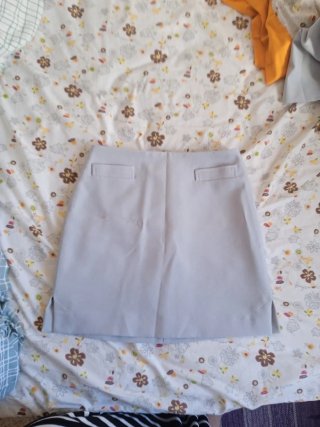 Blazer gris claro mujer