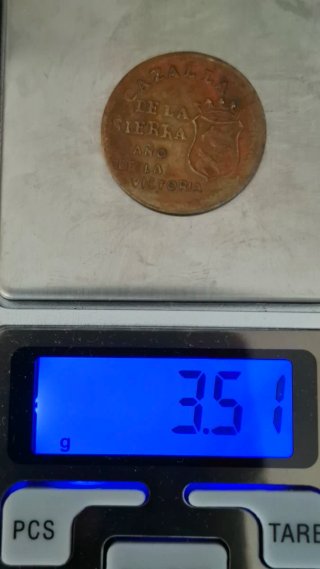 Moneda Cazalla de la Sierra 1936 Replica