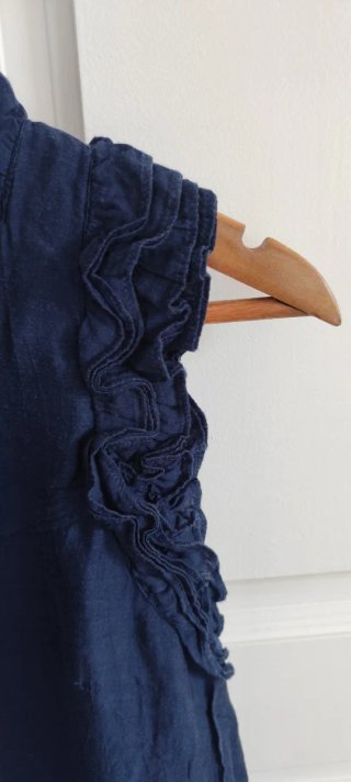 Vestido azul French Connection