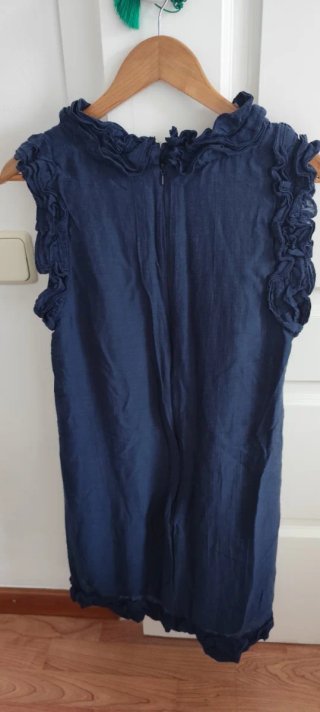 Vestido azul French Connection