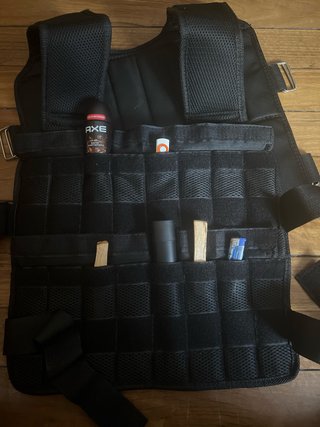 Chaleco Táctico Fuerza Negro