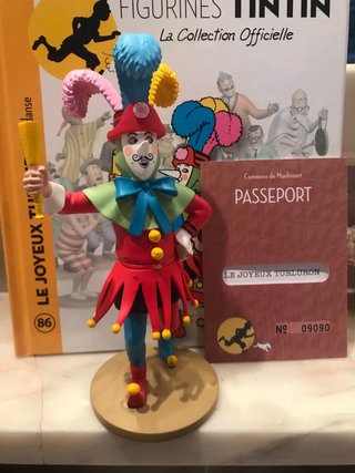 Figura  de Tintin le joyeux Turluron