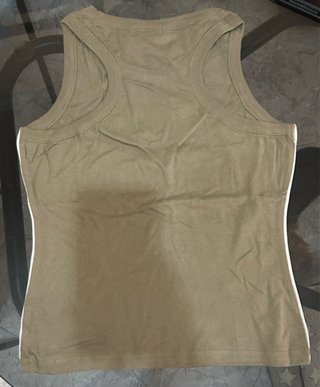 Camiseta sin mangas verde militar JERZEES