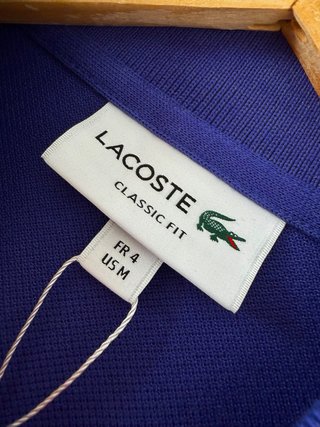 Polo Lacoste classic fit color morado original