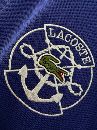 Polo Lacoste classic fit color morado original