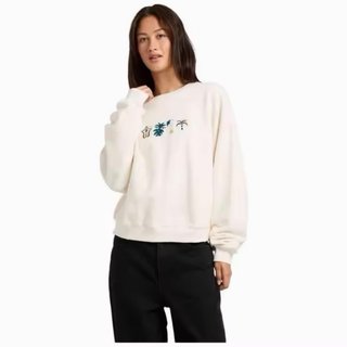 Sudadera Volcom Beige Mujer