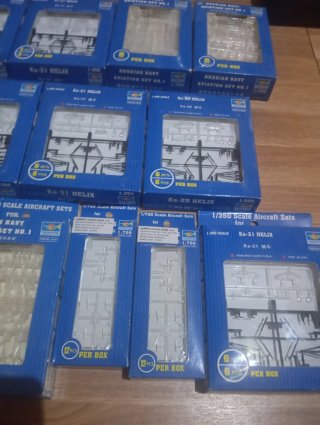 Lote 12 maquetas Ka-31/Ka-29 sin abrir