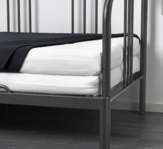 Sofá Cama Hierro Forjado Negro