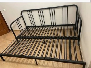 Sofá Cama Hierro Forjado Negro