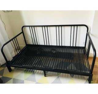 Sofá Cama Hierro Forjado Negro