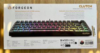 Teclado Mecánico Forgeon Clutch 60% Red Switch