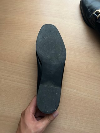 Mocasines Zara mujer negros talla 36