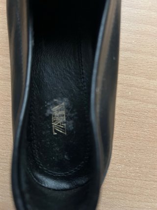 Mocasines Zara mujer negros talla 36