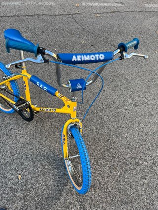 Bicicleta GAC AKIMOTO BMX Amarilla