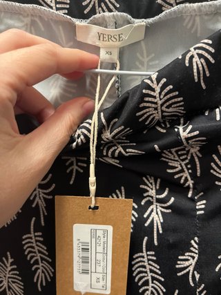 Pantalón campana Yerse talla xs/s estampado