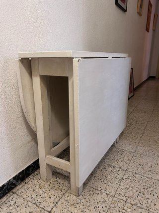 Mesa Plegable Blanca 3 en 1