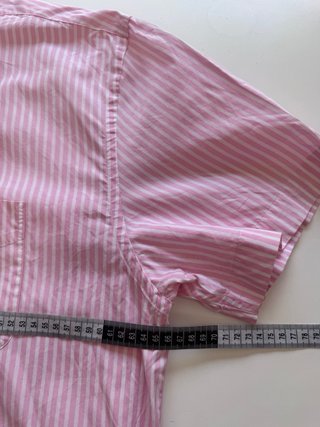 Camisa GANT Algodón Rayas Rosas Manga Corta
