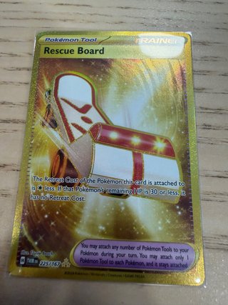 Rescue Board Pokémon TCG Carta Dorada
