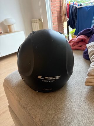 Casco Moto Abierto Negro