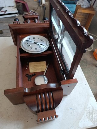 Reloj de Pared Vintage Madera Nuevo