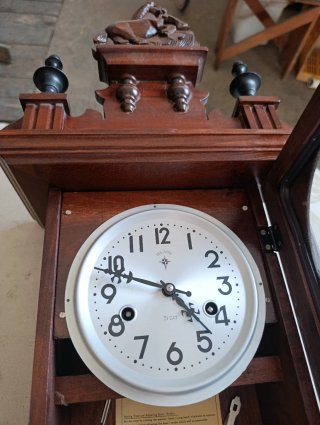 Reloj de Pared Vintage Madera Nuevo