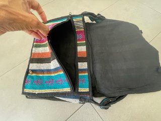 Bolso Hippie Boho estampado multicolor