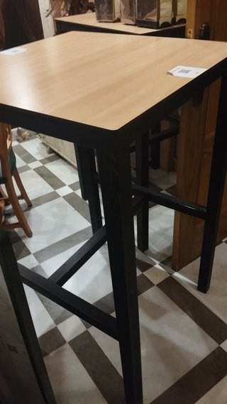 Mesas Altas Bar Metal y Madera