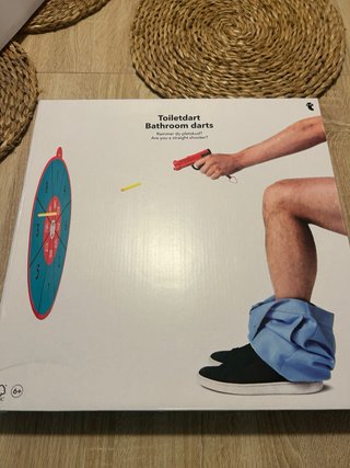 Juego de dardos para el baño