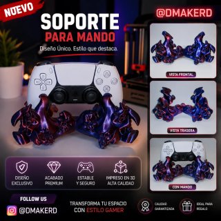 Soporte Mando PS5 DMakerd Diseño Único