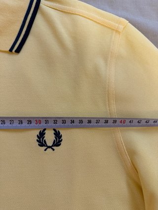 Polo Fred Perry Amarillo Hombre