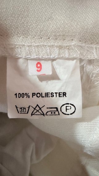 Traje de comunión marinero blanco y dorado