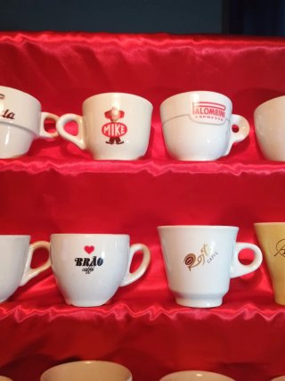 Tazzine caffè pubblicitarie