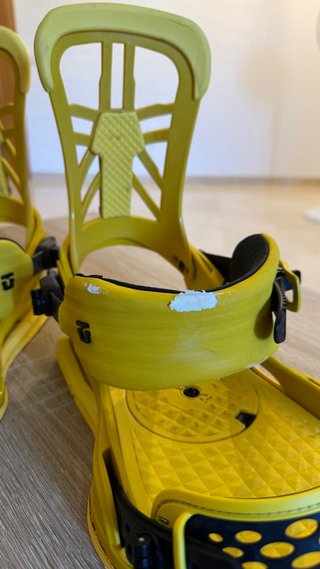 Fijaciones Snowboard Union Contact Pro Amarillas
