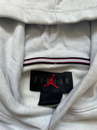 Sudadera Nike Jordan Gris con Logo