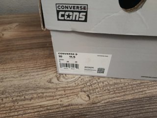 Zapatillas Converse Beige y Negras Skate