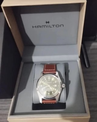 Reloj Hamilton Khaki Field 42mm Marrón/Verde