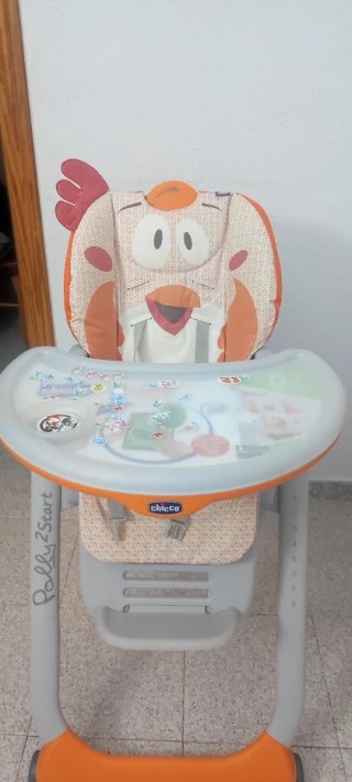 Trona Chicco Gallo Plegable con Bandeja y Ruedas