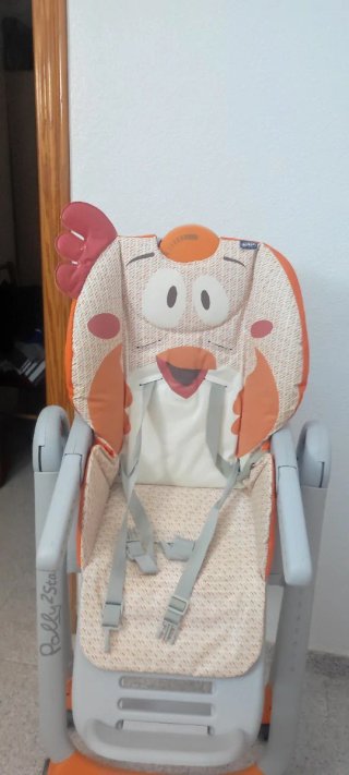 Trona Chicco Gallo Plegable con Bandeja y Ruedas