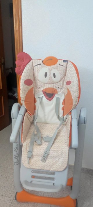 Trona Chicco Gallo Plegable con Bandeja y Ruedas