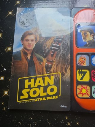 LIBRO MUSICAL 7 BOTONES STAR WARS HAN SOLO LSD