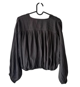 Blusa Renatta&Go bambula gris boho Talla Única